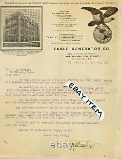 1904 letterhead EAGLE GENERATOR COMPANY St Louis Missouri EINSTEIN BLOOM BUSHLEY