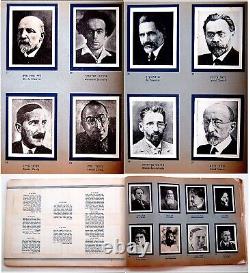 1930 Jewish CIGARETTE CARDS ALBUM Herzl EINSTEIN Judaica JABOTINSKY Heifetz JEWS