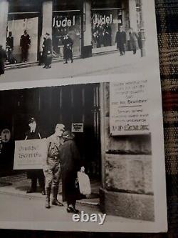 1933 German Jewish Shop Boycott Berlin Germany Jew Photo Wwii