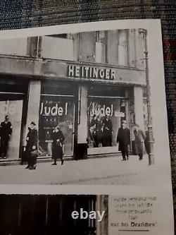 1933 German Jewish Shop Boycott Berlin Germany Jew Photo Wwii
