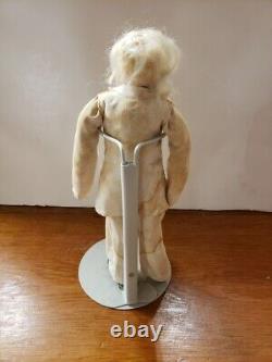1940's McKim Handcrafted Doll, Albert Einstein, with Stand