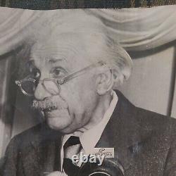 1950 Albert Einstein Princeton N. J. Jewish Israel Jew Photo Physicist Genius Old