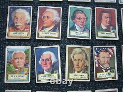 1952 Topps Look N See Cards famous people FDR, Einstein, Lincoln, Bonaparte