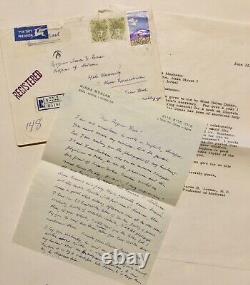 1966 EINSTEIN in best friend HANS MUHSAM wife letter to author
