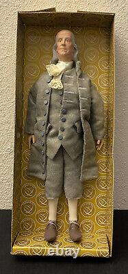 2005 Benjamin Franklin Talking Action Figure TimeCapsule Toys Limited Edition
