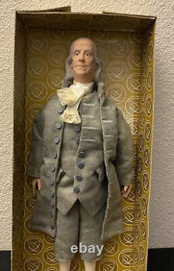 2005 Benjamin Franklin Talking Action Figure TimeCapsule Toys Limited Edition
