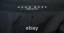 42R Hugo Boss Einstein/Beta 2-Piece Suit Men 42 Charcoal 2Btn Wool 36x31