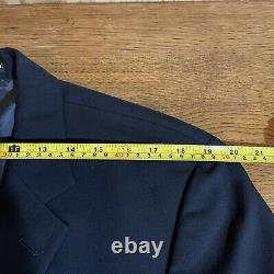 42R Hugo Boss Einstein/Sigma 2 Piece Suit, Men 42 Black 3 Button V. Wool 42X31