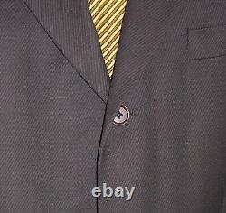 44R Hugo Boss $595 Suit Jacket 44 Dark Brown Wool Einstein Mario's Blazer