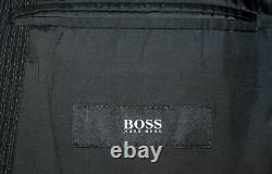 44R Hugo Boss Einstein Blazer Men 44 Black Pinstripe Barneys New York