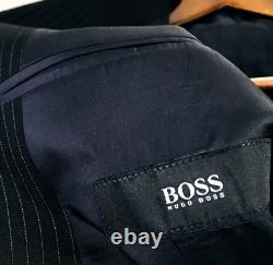 46R Hugo Boss Einstein Sigma USA Mens Vtg 3 Bttn Superfine Wool Suit Pants 38