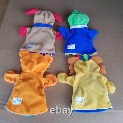 4 Baby Einstein Bilingual Pocket Baby Hand Puppets