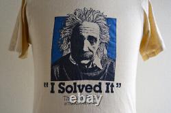 80s Einstein Greats Print T-Shirt Screen Stars Paper Tag M Albert Einstein V
