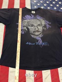 90 Andazia Einstein T-Shirt Made In Usa XL All over Print E=Mc2
