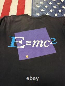 90 Andazia Einstein T-Shirt Made In Usa XL All over Print E=Mc2