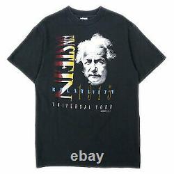 90 s 90s Einstein Photo Print T Shirt ANDAZIA Body MADE IN USA U. S. Made Rare