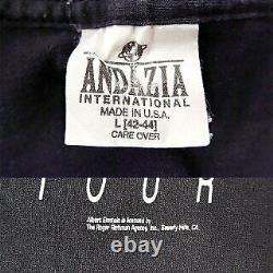90 s 90s Einstein Photo Print T Shirt ANDAZIA Body MADE IN USA U. S. Made Rare