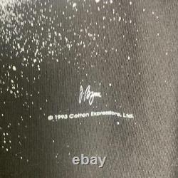 90s Einstein Character Print T shirt Black No. Mv630