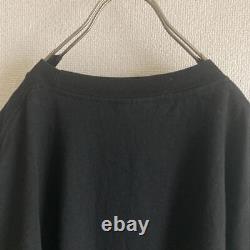 90s Einstein Character Print T shirt Black No. Mv630