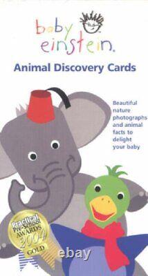 ANIMAL DISCOVERY CARDS (BABY EINSTEIN) By Julie Aigner-clark Hardcover VG+