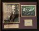 Albert Einstein Autograph Beautiful Framed