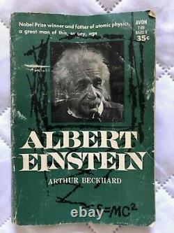Albert Einstein Book (Arthur Beckhard 1959) Pre-owned Vintage Rare Paperback