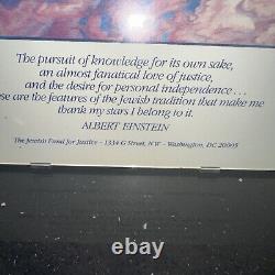 Albert Einstein Cloud Judaism Poster Work On Paper 1986 22 High 16.25Wide