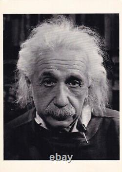 Albert Einstein Collect 5 Items 4 With Postmarks 1947 Iconic 1947 Halsman Photo