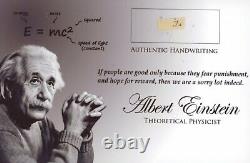 Albert Einstein Hand-Written Word JSA Authenticated (Signed\Autographed)