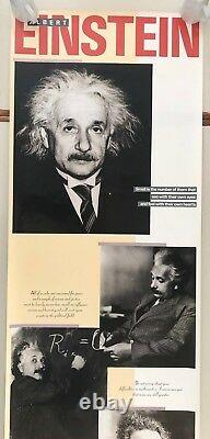 Albert Einstein, Rare Authentic 1988 Door Poster XL 26 X 74