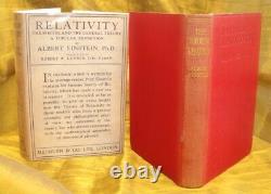 Albert Einstein Relativity The Special & General Theory 1924 with D/J