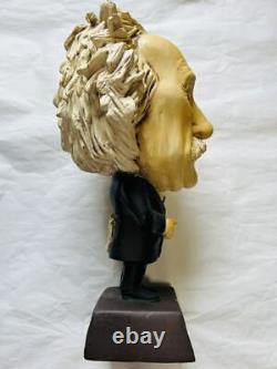 Albert Einstein Retro Old Figure 30cm 2.6kg Big Stature Very Good Condition