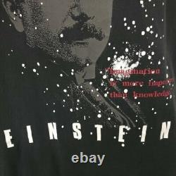 Albert Einstein T Shirt Vintage 90s Mega Print Arizona Science Center L Black