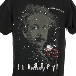 Albert Einstein T Shirt Vintage 90s Mega Print Arizona Science Center Size Large