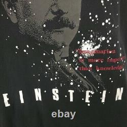 Albert Einstein T Shirt Vintage 90s Mega Print Arizona Science Center Size Large