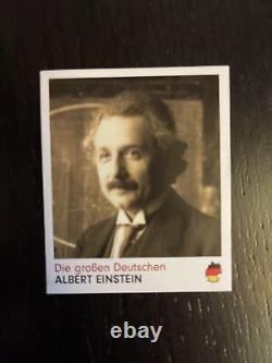 Albert einstein die groben deutschen sammelt rare sticker card german #58