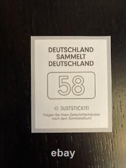 Albert einstein die groben deutschen sammelt rare sticker card german #58