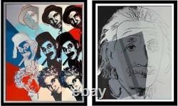 Andy Warhol- 2 PIECE PKG. MARX BROS. & EINSTEIN-Jews Suite-SILKSCREENS-Proofs