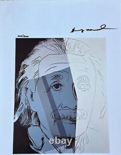 Andy Warhol, Albert Einstein Pop Art Hand Signed & COA