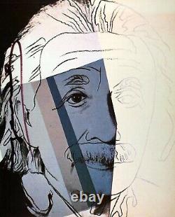 Andy Warhol, Albert Einstein Ten Portraits of Jews, Plate Signed Lithograph