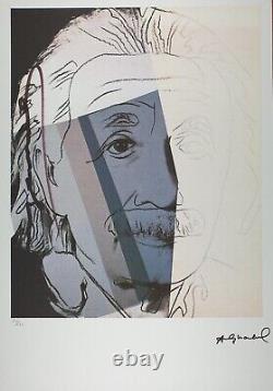 Andy Warhol, Albert Einstein Ten Portraits of Jews, Plate Signed Lithograph