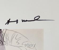 Andy Warhol Print 25/100, Albert Einstein 1980, Signed by Artist 1987 & COA