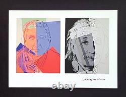 Andy Warhol + Signed 1984 Stein & Einstein Print Mounted & Framed + Buy It Now
