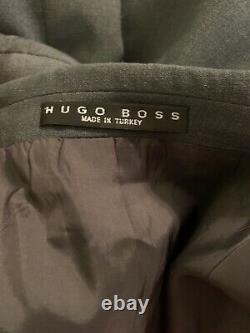 BOSS x Hugo Boss Einstein/Sigma Dark Gray Suit Sz 40S Blazer 31 Waist