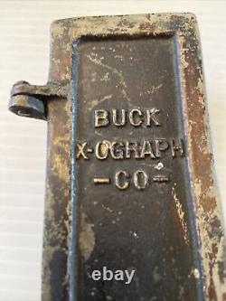 BUCK X-OGRAPH CO. Metal holder TOOL Gustav Bucky friend of Albert Einstein #W