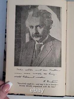 BUILDERS OF THE UNIVERSE By Albert Einstein 1932 Edition