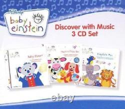 Baby Einstein Discover with Music (3 CD Set) 56 Songs Includes B VERY GOOD