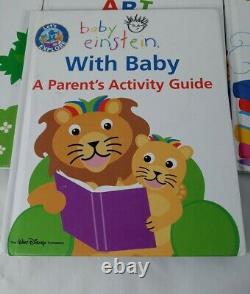 Baby Einstein Lets Explore Hard Cover Books, Lot of 6 pre owned + Parent Guide