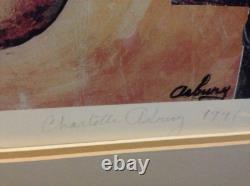 CHARLOTTE ASBURY Einstein and Van Gogh Limited Ed Signed Numbered Art Lithograph