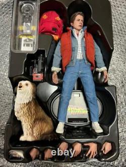 Collectible Figure Hot Toys Back to the Future Marty Mcfly & Einstein 1/6 Scale